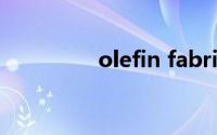 olefin fabric是什么面料
