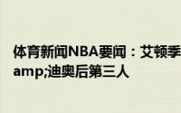 体育新闻NBA要闻：艾顿季后赛完成读秒绝杀队史马布里&迪奥后第三人