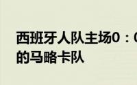 西班牙人队主场0：0战平同样在上赛季降级的马略卡队