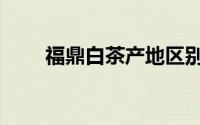 福鼎白茶产地区别（福鼎白茶产地）