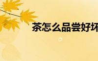 茶怎么品尝好坏（茶怎么品尝）