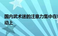 国内武术迷的注意力集中在举办羽毛级别头衔展览的喜剧活动上