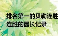 排名第一的贝勒连胜23场打破了堪萨斯州12连胜的最长记录