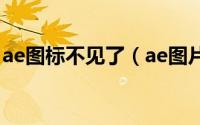 ae图标不见了（ae图片无法显示该怎么解决）