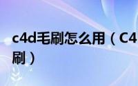 c4d毛刷怎么用（C4D怎么快速建模圆柄小毛刷）