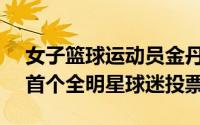 女子篮球运动员金丹碧赢得WKBL连续四年首个全明星球迷投票