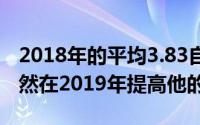 2018年的平均3.83自责分率和9-10持有他仍然在2019年提高他的技能