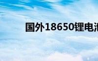 国外18650锂电池品牌你知道哪些
