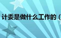 计委是做什么工作的（计委是做哪些工作的）