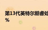第13代英特尔酷睿处理器多线程性能提升41%
