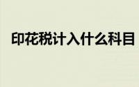 印花税计入什么科目（印花税计入啥科目）