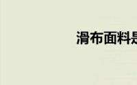 滑布面料是什么面料