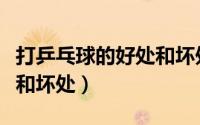 打乒乓球的好处和坏处（打乒乓球有哪些好处和坏处）