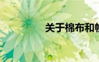 关于棉布和帆布分清了吗