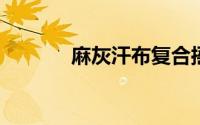 麻灰汗布复合摇粒绒长什么样