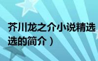 芥川龙之介小说精选（关于芥川龙之介小说精选的简介）