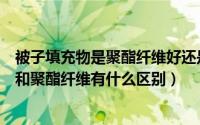 被子填充物是聚酯纤维好还是棉花好（被子填充物超细纤维和聚酯纤维有什么区别）