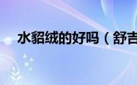 水貂绒的好吗（舒吉绒和水貂绒哪个好）