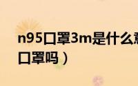 n95口罩3m是什么意思（N95口罩就是3M口罩吗）