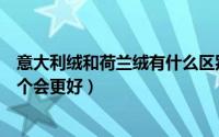 意大利绒和荷兰绒有什么区别（意大利绒和荷兰绒做窗帘哪个会更好）