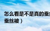 怎么看是不是真的蚕丝被（怎么看是不是真的蚕丝被）