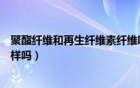 聚酯纤维和再生纤维素纤维哪个贵（聚酯纤维和再生纤维一样吗）