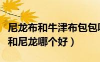 尼龙布和牛津布包包哪个好（背包材质牛津布和尼龙哪个好）