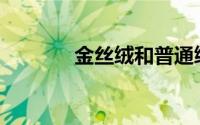 金丝绒和普通绒有什么区别？