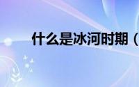 什么是冰河时期（什么是冰麻面料）
