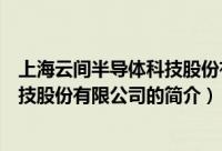 上海云间半导体科技股份有限公司（关于上海云间半导体科技股份有限公司的简介）