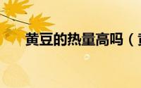 黄豆的热量高吗（黄豆的热量高不高）