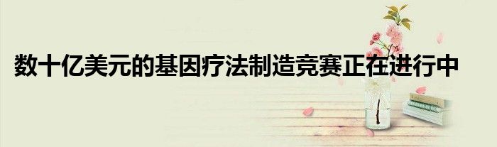 数十亿美元的基因疗法制造竞赛正在进行中