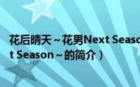花后晴天～花男Next Season～（关于花后晴天～花男Next Season～的简介）