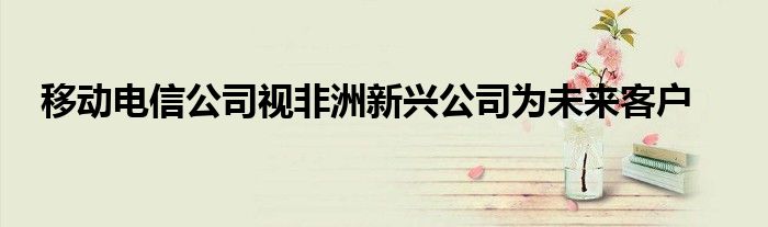 移动电信公司视非洲新兴公司为未来客户