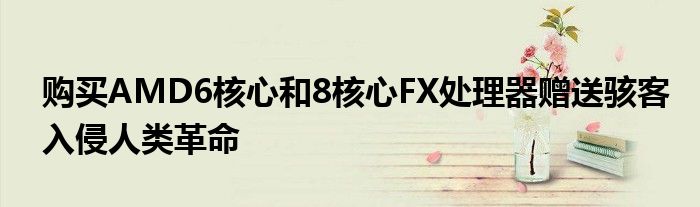 购买AMD6核心和8核心FX处理器赠送骇客入侵人类革命