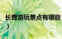 长青游玩景点有哪些（长清的景点有哪些地方）