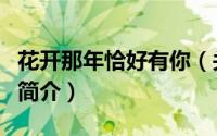 花开那年恰好有你（关于花开那年恰好有你的简介）