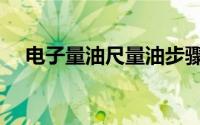 电子量油尺量油步骤（如何使用量油尺）