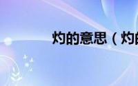 灼的意思（灼的意思是什么）