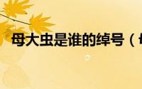 母大虫是谁的绰号（母大虫是哪位的绰号）