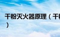 干粉灭火器原理（干粉灭火器灭火原理是什么）