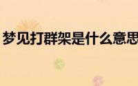 梦见打群架是什么意思（15种预示你要注意）