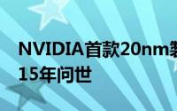 NVIDIA首款20nm製程产品是下代Tegra2015年问世