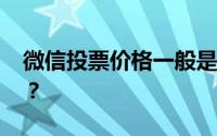 微信投票价格一般是多少 人工刷票什么价格？