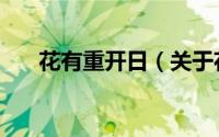 花有重开日（关于花有重开日的简介）
