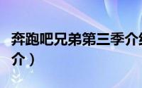 奔跑吧兄弟第三季介绍（奔跑吧兄弟第三季简介）