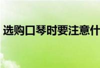 选购口琴时要注意什么（选购口琴注意事项）