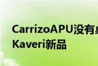CarrizoAPU没有桌上型AMD再发不锁频的Kaveri新品