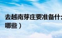 去越南芽庄要准备什么（芽庄旅游必备物品有哪些）