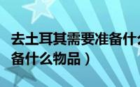 去土耳其需要准备什么（去土耳其旅游需要准备什么物品）